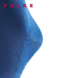 FALKE 德国鹰客 Tiago丝光棉罗纹商务正装长中筒男袜 蓝色royal blue 41-42 14662-6000