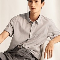 UNIQLO 优衣库 416948 男士长绒棉衬衫