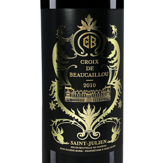 法国原瓶进口红酒 宝嘉龙酒庄副牌干红葡萄酒2010 750ml Croix de Beaucaillou