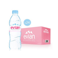 临期品、至七月：EVIAN 依云 天然矿泉水 500ML*24瓶 *2件