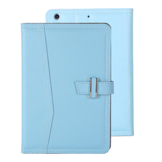 伟吉iPad mini4小清新系列保护壳 iPad mini4平板电脑保护套 烟波蓝