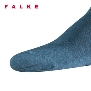 FALKE 德国鹰客 Tiago 丝光棉罗纹商务正装长中筒男袜 牛仔蓝色jeans 41-42 14662-6670-41