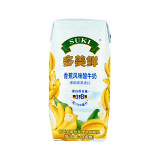 多美鲜 SUKI 香蕉风味酸牛奶200ml*12