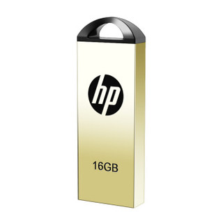 惠普（HP）v225w 16G u盘刻字创意纪念礼品展会企业logo个性化自定义金属U盘定制