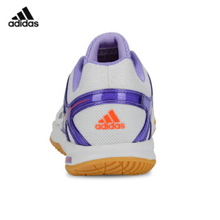 adidas 阿迪达斯 羽毛球鞋运动鞋男女款 止滑耐穿减少磨损透气 B26435 40码 白色