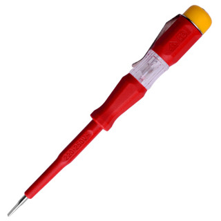 罗宾汉（RUBICON）RVT-211 进口测电笔接触式验电笔家用多功能电工测试笔150-250V 3.0x140mm（ABS包胶）