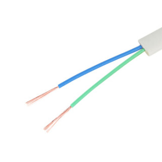 商品haile 海乐 ht4001-100 两芯多股纯铜电话线100米 白色