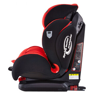 步达达（BUDADA）德国 宝宝汽车儿童安全座椅 皇家骑士 祥云红 ISOFIX硬接口 9-36kg约9个月-12岁
