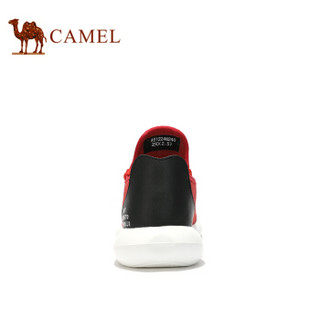 CAMEL 骆驼 时尚百搭休闲运动鞋男 A912246240 红/黑 40