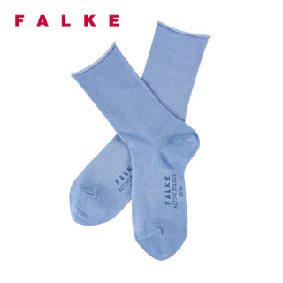 FALKE 德国鹰客 Active Breeze秋冬小腿光滑堆堆袜中筒女袜 天空蓝sky 39-42 46125-6806