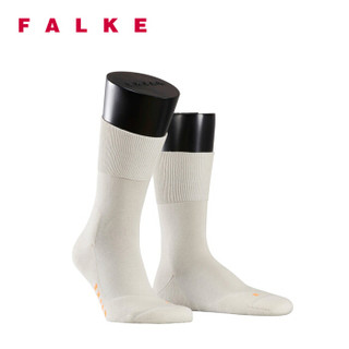 FALKE 德国鹰客 Run棉时尚运动透气吸汗中筒男女袜 米灰色nature 42-43 16605-4000