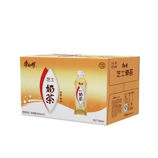 康师傅 奶茶饮料 芝士味500ml*15瓶 整箱装(）