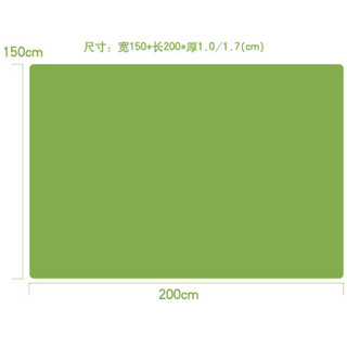 啵乐乐韩国进口丝绸爬行垫 xpe地垫 欢乐郊游150*200*1.7CM宝宝爬爬垫儿童地垫单面图案