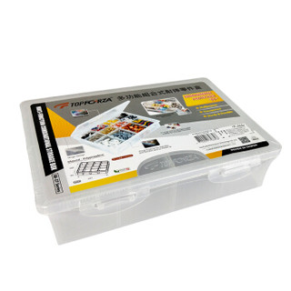 拓伏锐（TOPFORZA）SB-2701 零件盒12内盒塑料收纳盒元件盒零件盒分隔箱可取出内盒