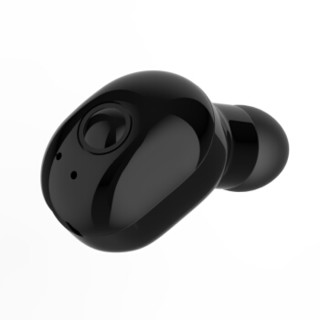 卡培登 无线蓝牙耳机 迷你小巧 适用于安卓/华为/苹果/oppo/vivo 单耳入耳式 黑色+闪电充