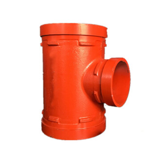 依卡诺 沟槽管件 消防管件 沟槽三通 沟槽异径三通 DN100*65（114*76） 一个价格 10个起售