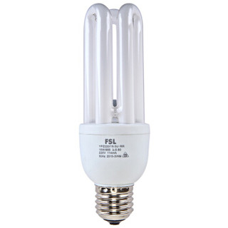 FSL/佛山照明 节能灯 T4-3U-15W-E27-3000K 15W 暖白光
