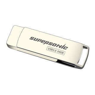 超音速 Supersonic 64GB USB3.0 X3金属U盘 高速传输  时尚便利