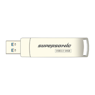 超音速 Supersonic 64GB USB3.0 X3金属U盘 高速传输  时尚便利