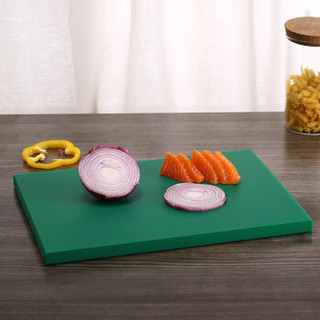 PE方形塑料切菜板 绿色塑料 菜板 菜墩 肉墩 切菜墩 剁骨头板砧板 40*60*2.0cm