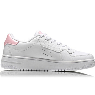 LI-NING 李宁 运动时尚系列 女 运动时尚鞋 AGCN352-3标准白/浅粉红 36