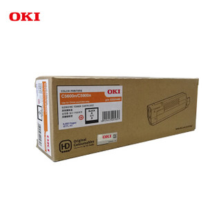 OKI C5600N/C5900N 原装激光LED打印机黑色墨粉原厂耗材6000页 货号43324448
