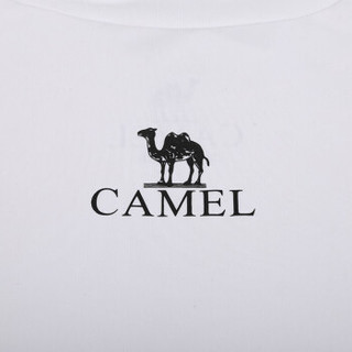 骆驼（CAMEL）运动长袖紧身衣健身服男款健美快干透气跑步训练上衣 A7W2V3103 白色 L