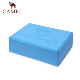骆驼（CAMEL）瑜伽砖高密度环保EVA瑜伽块初学者用品辅助工具垫砖泡沫舞蹈练功瑜珈砖头 Y8S3D0615 浅蓝
