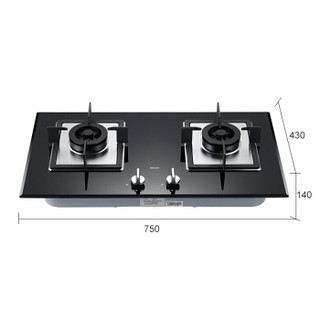帅康（Sacon）5.0KW大火力 嵌入式燃气灶 QA-158-B02