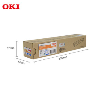 OKI C3300/3400/3600N 原装打印机青色大容量墨粉盒原厂耗材2500页 货号：43459355
