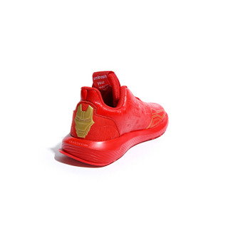 阿迪达斯（adidas)儿童鞋秋冬新款运动鞋蜘蛛侠男女童松紧带跑步鞋AH2439 红色28码/10K