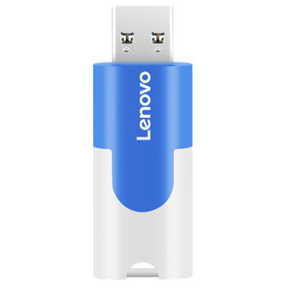 联想（Lenovo）16GB USB3.0 U盘 多彩系列 清新蓝 滑盖设计 时尚便携
