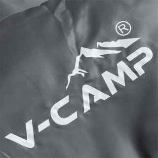 威野营（V-CAMP）带帽睡袋 成人户外旅行睡袋 秋冬季加厚四季保暖室内露营单双人睡袋（红色）1kg