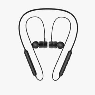 卡培登  蓝牙运动耳机挂脖式颈挂式 线控耳机 手机耳机 音乐耳机 可通话 磁吸入耳式 黑色