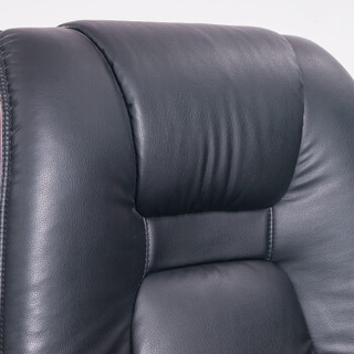 金海马/kinhom 电脑椅 办公椅 牛皮老板椅 人体工学椅子 黑色 7690-8029