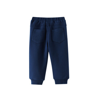 全棉时代 男幼童针织卫衣夹里长裤80/47(建议12-18个月)宝蓝 1件装