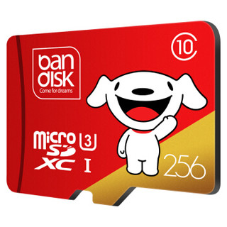 麦盘（bandisk）256GB TF（MicroSD）存储卡 U3 C10 A1 Plus版 读速100MB/s行车记录仪监控