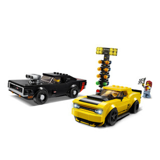 LEGO 乐高 Speed 超级赛车系列 75893 道奇挑战者SRT和道奇战马RT赛车
