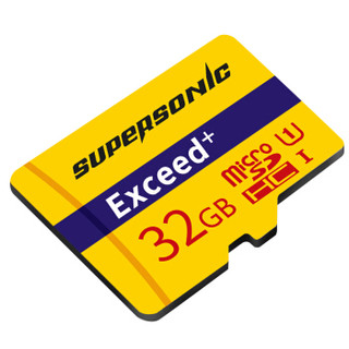 超音速 Supersonic 32GB TF(MicroSD) 存储卡 C10 U1  高速专业版