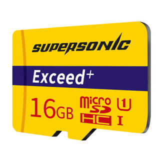 超音速 Supersonic 16GB TF(MicroSD) 存储卡 C10 U1  高速专业版