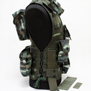 德艾特 13式虎斑纹战术背心单兵携行具战斗马甲迷彩作训装具野外CS背具