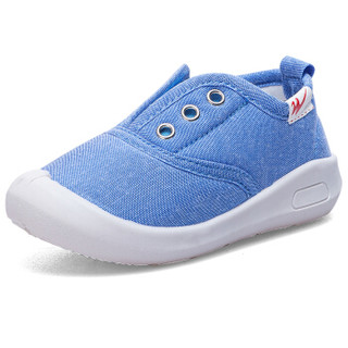 双星童鞋2019新款宝宝婴幼儿童鞋学步鞋机能鞋软底舒适透气春款 ET-8813 蓝色 155
