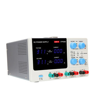 优利德（UNI-T）UTP3303 直流稳压电源数字双通道三路线性直流稳压电源数显稳压器