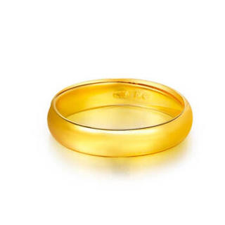 周大福（CHOW TAI FOOK）足金黄金结婚戒指 F30766 78 约4.3克
