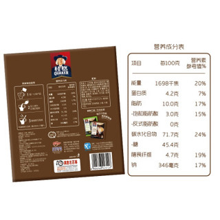 桂格 QUAKER 特调燕麦片浓郁摩卡味 392g 内含14小包