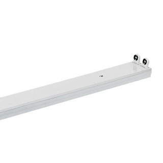 鸿雁（HONYAR）LED空支架 双管平盖 T8单/双端灯管均适用 1.2米（8支装）