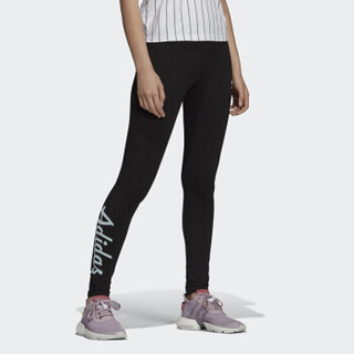 adidas 阿迪达斯 女子 三叶草系列 TIGHTS 运动 紧身裤 DU9928  黑色 32码