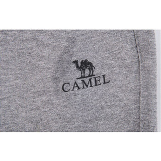CAMEL 骆驼   运动裤男女士运动显瘦七分裤直筒修身外穿短裤  C9S151643 女款中花灰 XXL