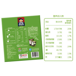 桂格 QUAKER 特调燕麦片日式抹茶味392g 内含14小包