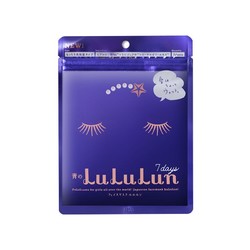 LuLuLun 高保湿面膜 蓝色款 7片装
